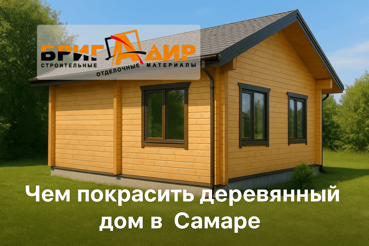 Изображение статьи Чем покрасить деревянный дом в Самаре