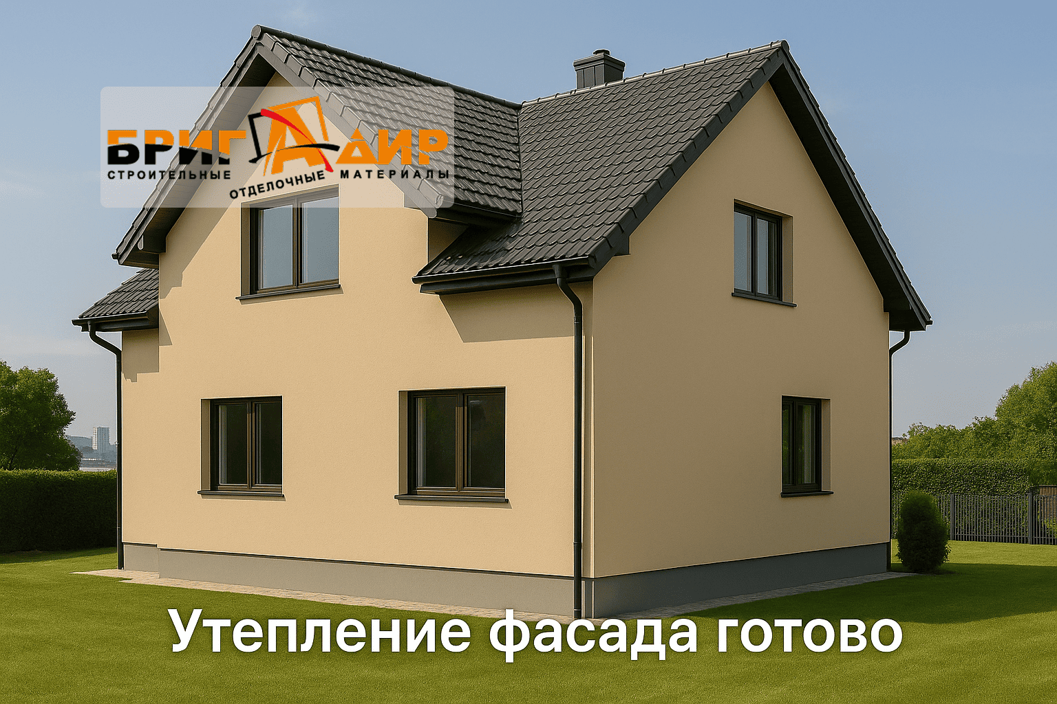 утепление фасада частного дома