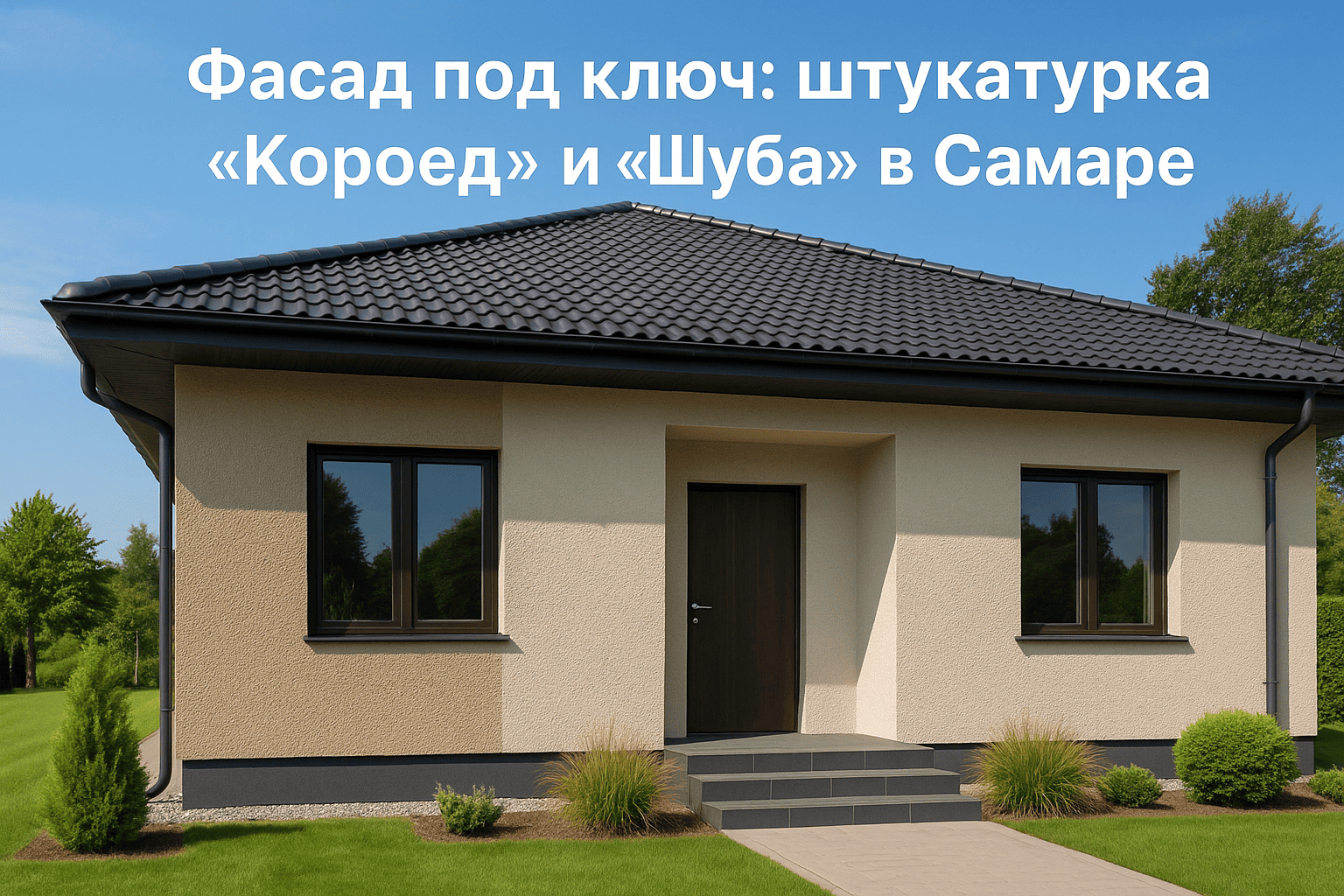 штукатурка короед и шуба в Самаре